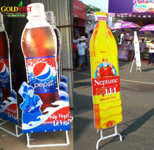 In UV trên Formex làm mô hình quảng cáo sản phẩm, standee tạo hình tại Gold Việt
